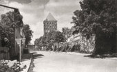 Fragment murów obronnych. Ok. 1935 r.