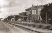 Dworzec w Chojnicach. Ok 1915 r.