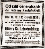 Ogłoszenie o odczycie.