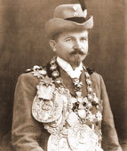 Jan Kaletta. Krół Kurkowy w latach: 1921, 25, 1932 i 1935 r. 