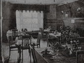 Sala restauracyjna. Chojnice. Ok. 1910 r. 
