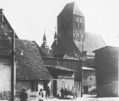 Zaułek miasta. Ok. 1918 r.
