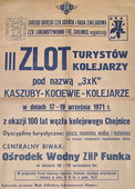 Plakat Zlotu Kolejarzy.