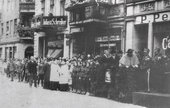 Uroczystość z okazji nadania sztandaru dla I BS. 1938 r. 