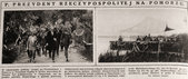 Światowid nr 34 z 1927 r. poinformował o prezydenckiej wizycie w Chojnicach i powiecie.  