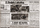 Fragment z dodatku do prasy regionalnej z 1937 r.