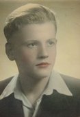 Zbigniew Stromski w wieku 17 lat.