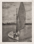 Łódż harcerska Rybitwa Charzykowy. L. 30.