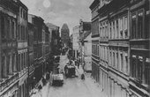 Widok na dawną ul. Gdańską i Człuchowską, ok 1899 r.