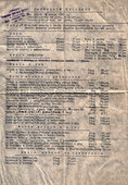 Jadłospis z restauracji Kolorowa z 1987 r.
