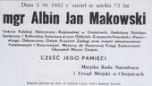 Nekrolog A. Makowskiego.