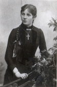 Zofia Łukowicz w latach młodości.