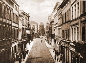 Widok na ul. Gdańską i Człuchowską. Ok. 1930 r.